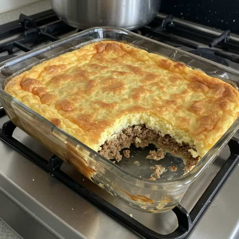 Foto deliciosa de Soufflé de Carne Moída pronta para servir - Carnes & Frango