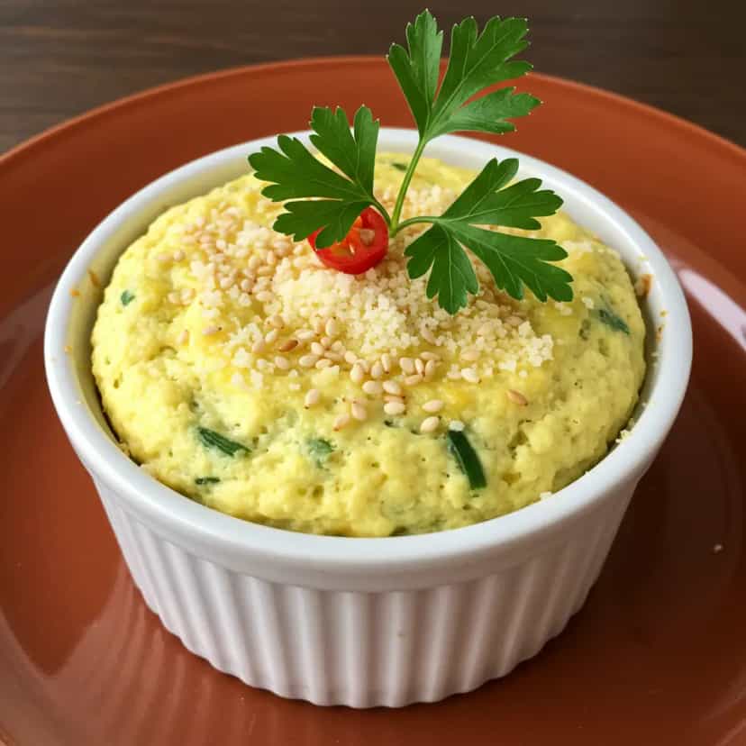 Foto deliciosa de Soufflé de Legumes Misto pronta para servir - Almoço & Jantar