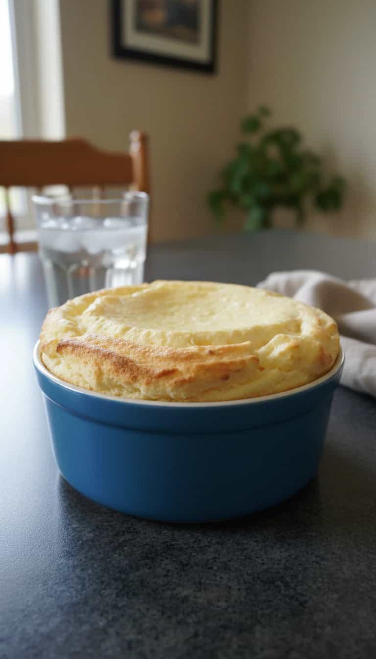 Foto deliciosa de Soufflé de Queijo Parmesão pronta para servir - Outras Receitas