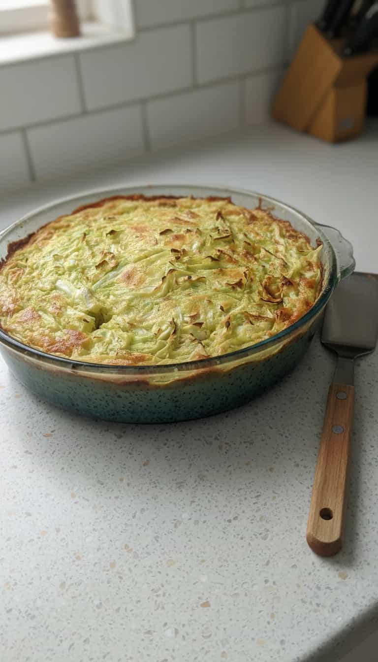 Foto deliciosa de Soufflé de Repolho pronta para servir - Almoço & Jantar