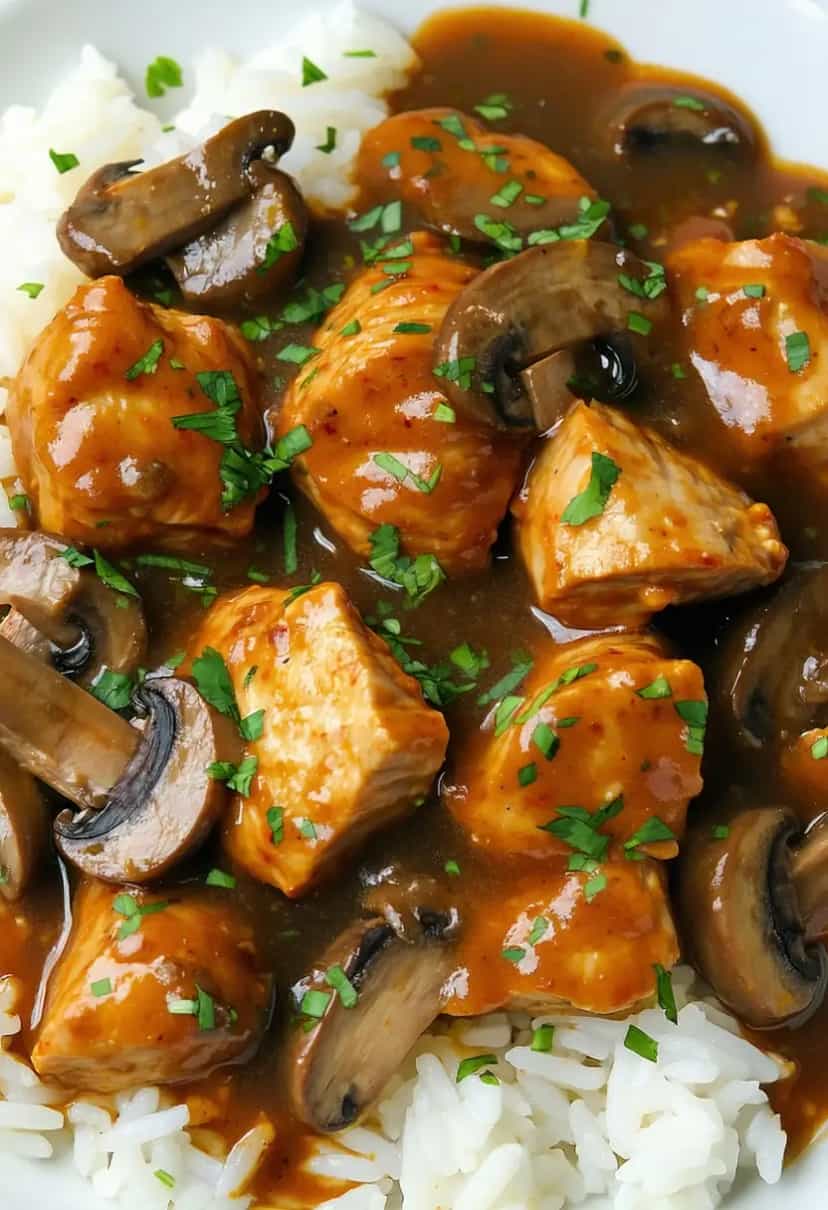 Foto deliciosa de Strogonoff de Frango para 50 Pessoas pronta para servir - Carnes & Frango