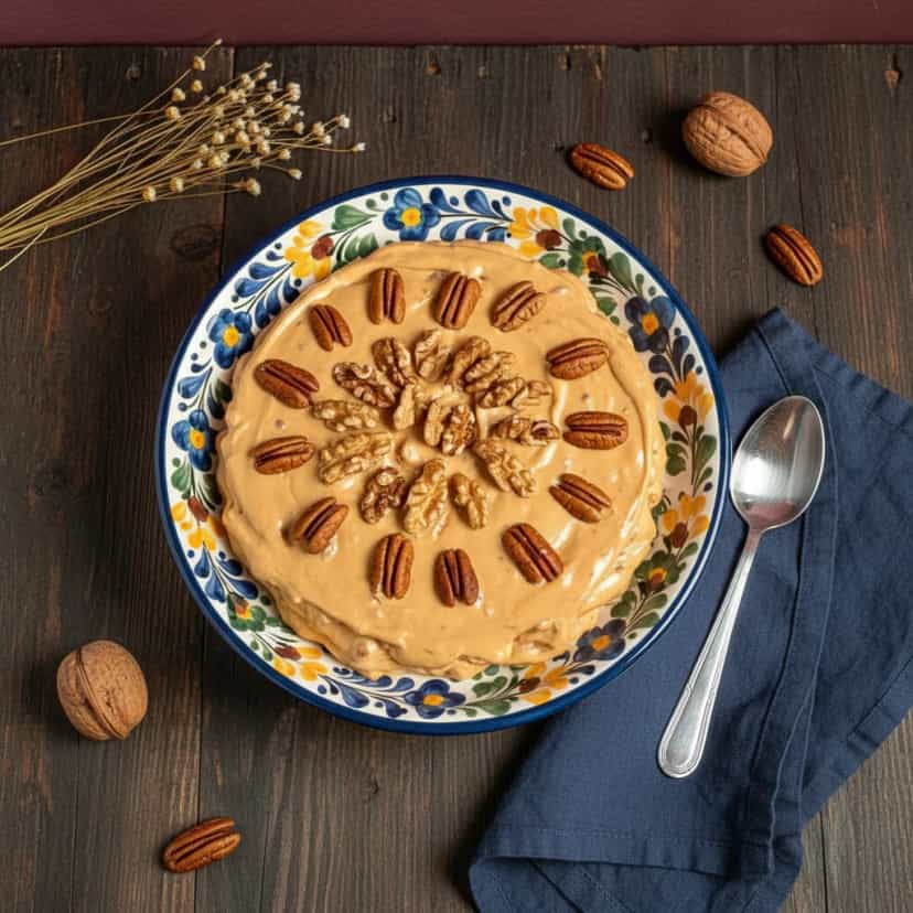 Foto deliciosa de Strogonoff de Nozes pronta para servir - Pudins & Cremes