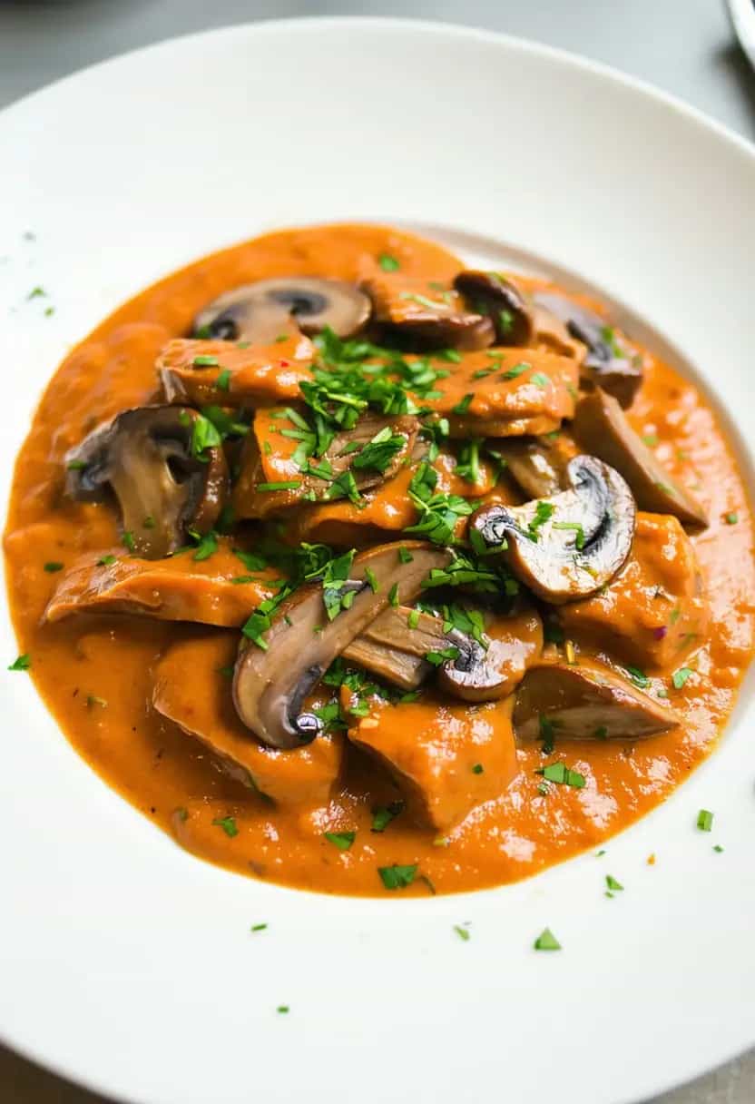 Strogonoff de Patinho Simples