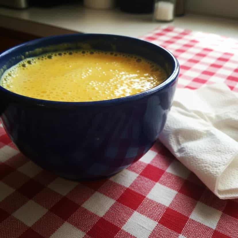 Foto deliciosa de Suco Cremoso de Manga pronta para servir - Sucos & Smoothies