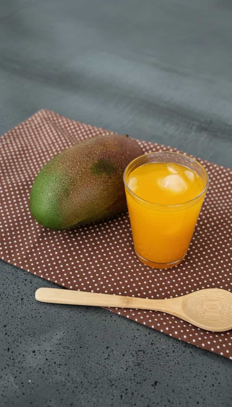 Foto deliciosa de Suco de Manga Refrescante pronta para servir - Sucos & Smoothies