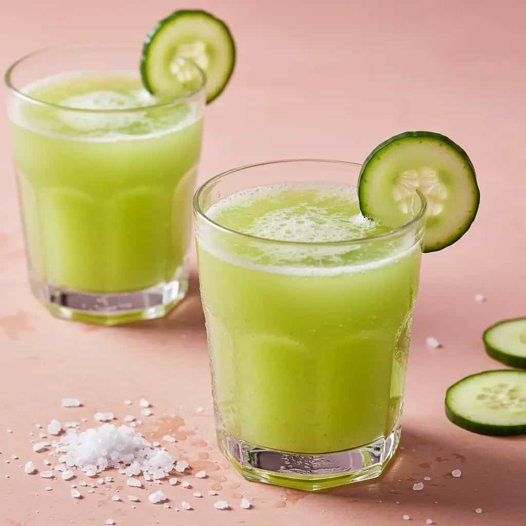 Suco detox de pepino