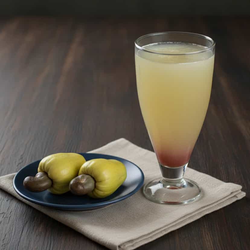 Foto deliciosa de Suco Natural de Caju Refrescante pronta para servir - Sucos & Smoothies