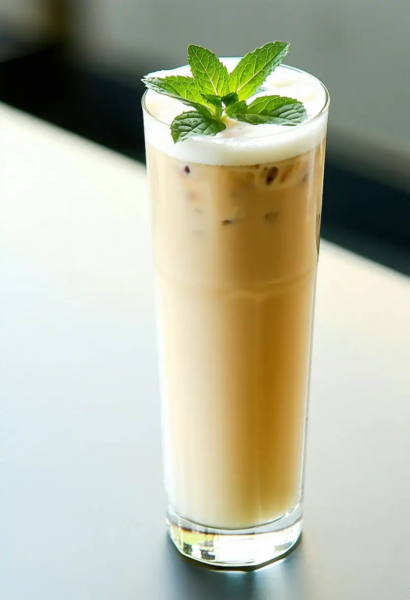 Foto deliciosa de Suco Refrescante de Batata Yacon pronta para servir - Sucos & Smoothies