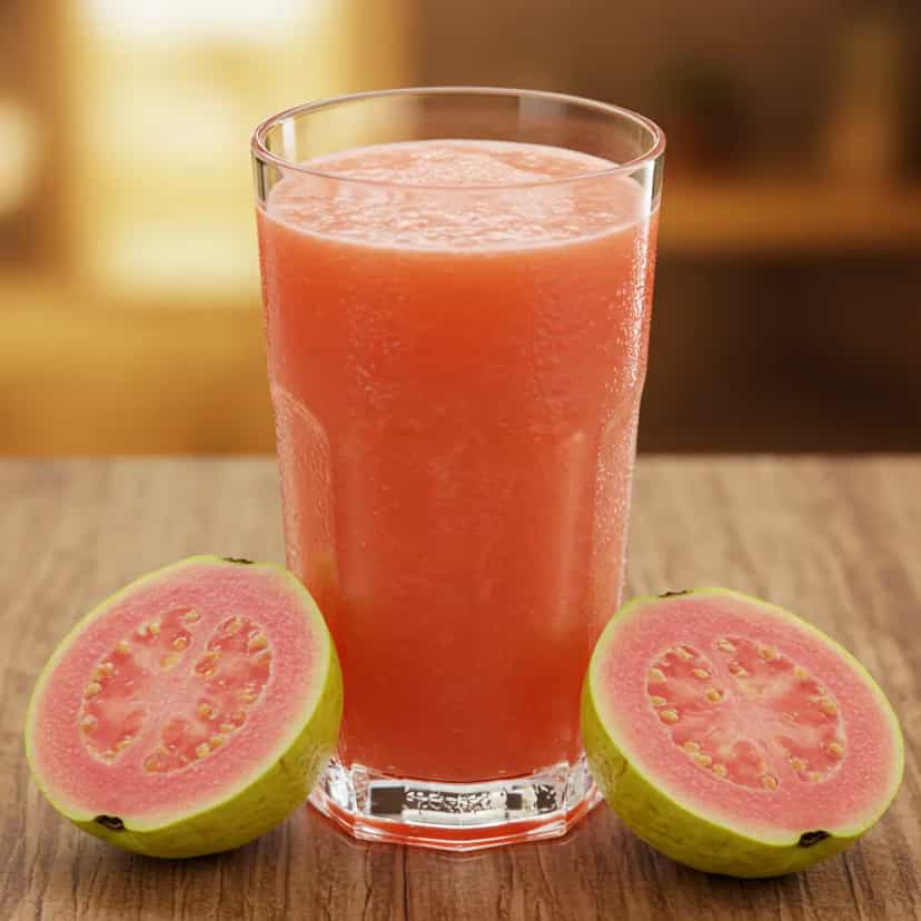 Foto deliciosa de Suco Refrescante de Goiaba e Acerola pronta para servir - Sucos & Smoothies
