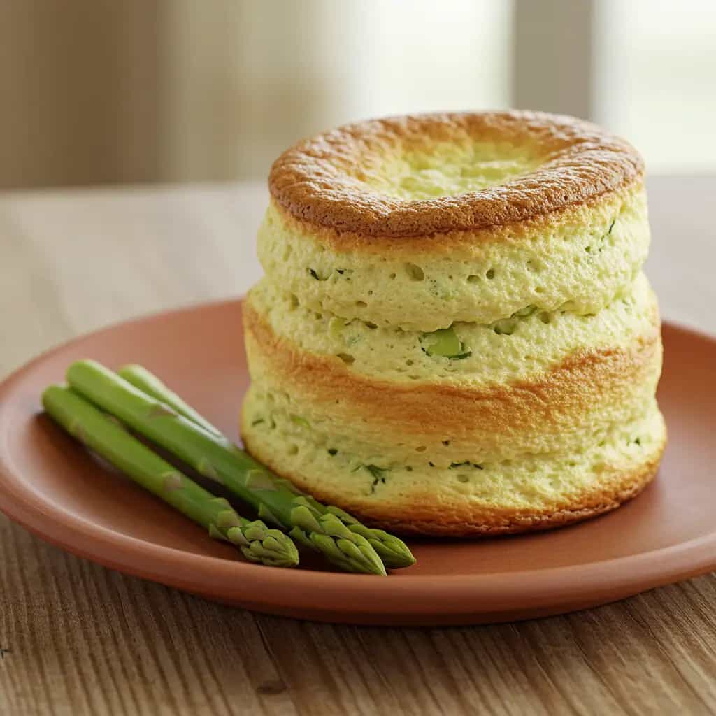 Suflê Cremoso de Aspargos