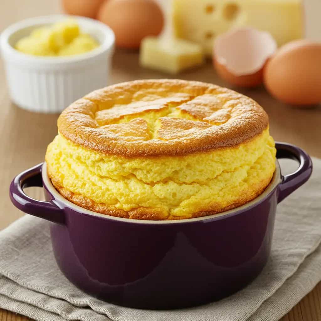 Suflê Cremoso de Milho