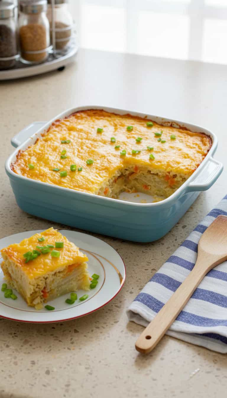 Foto deliciosa de Suflê de Bacalhau cremoso pronta para servir - Peixes & Frutos do Mar