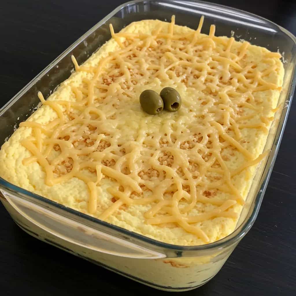 Suflê de Bacalhau Gratinado