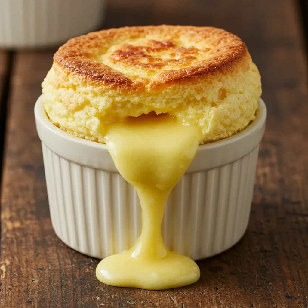 Suflê de Gouda cremoso