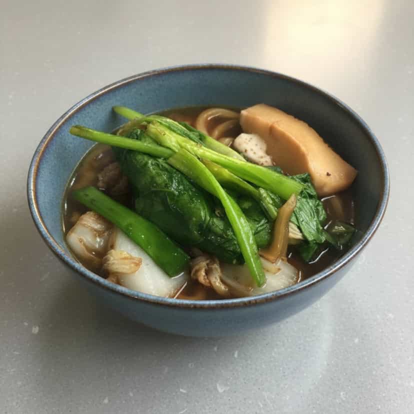 Foto deliciosa de Sukiyaki Rápido pronta para servir - Outras Receitas