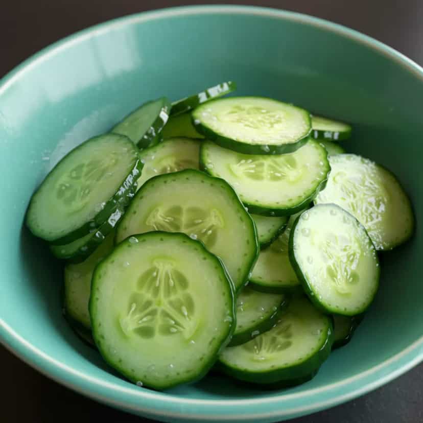 Foto deliciosa de Sunomomo (Salada de Pepino Japonês) pronta para servir - Outras Receitas