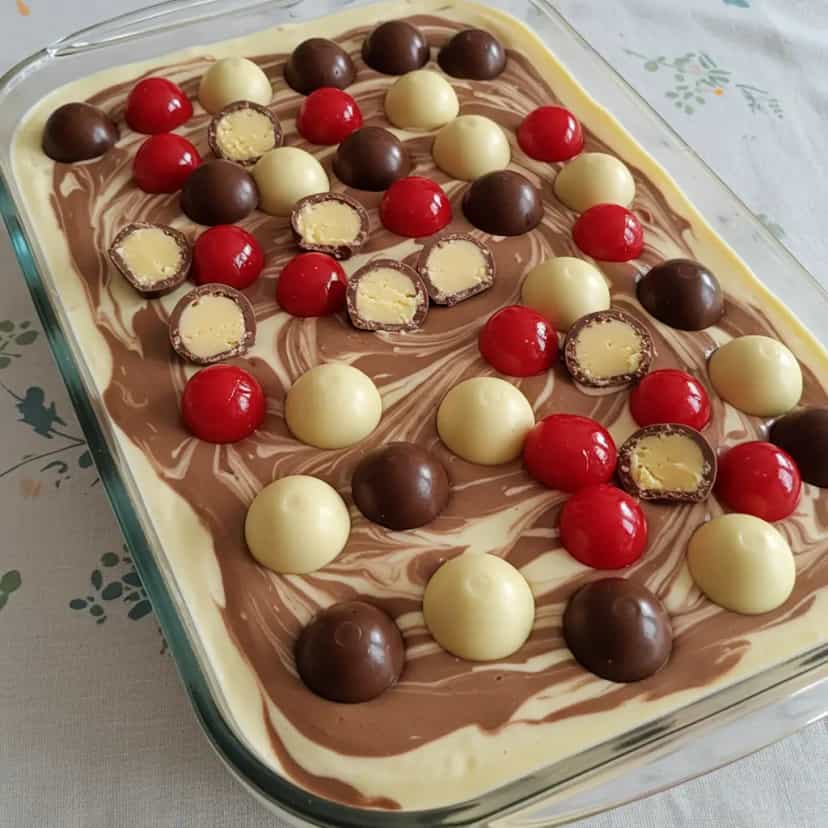 Foto deliciosa de Surpresa de Bombons Recheados pronta para servir - Outras Receitas