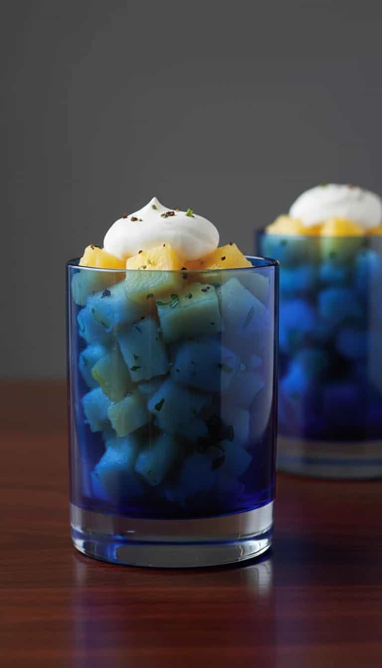 Foto deliciosa de Taça de Abacaxi com Creme pronta para servir - Outras Receitas