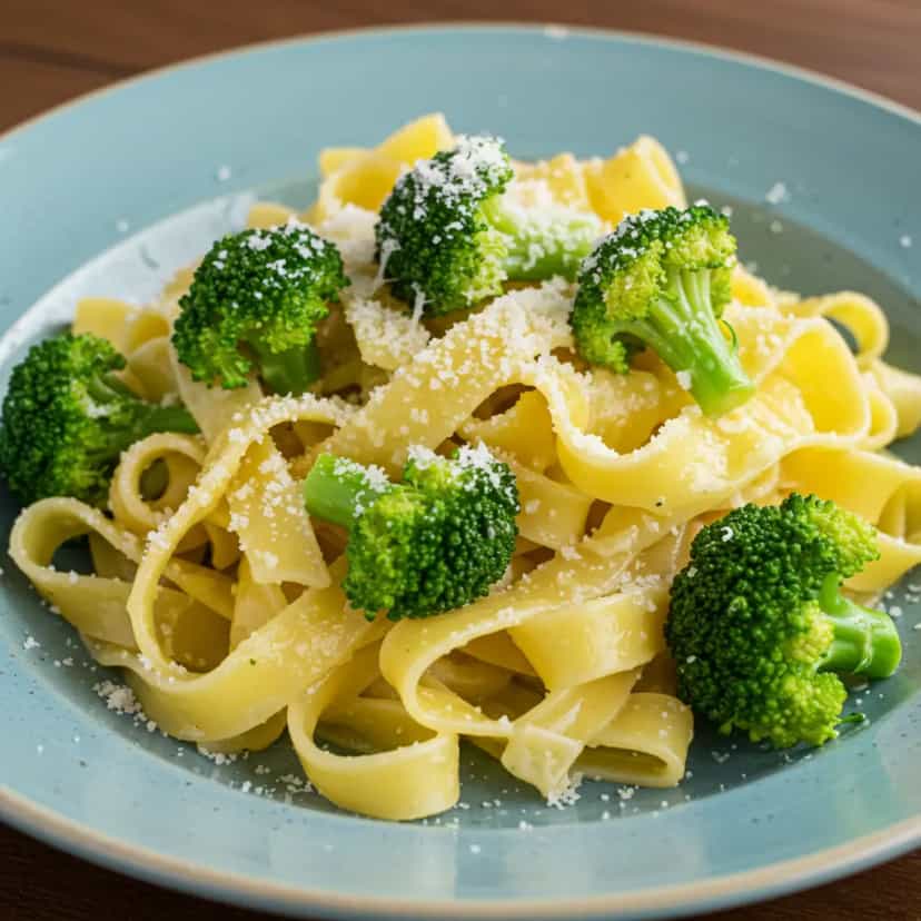 Foto deliciosa de Talharim com Brócolis no Forno pronta para servir - Outras Receitas