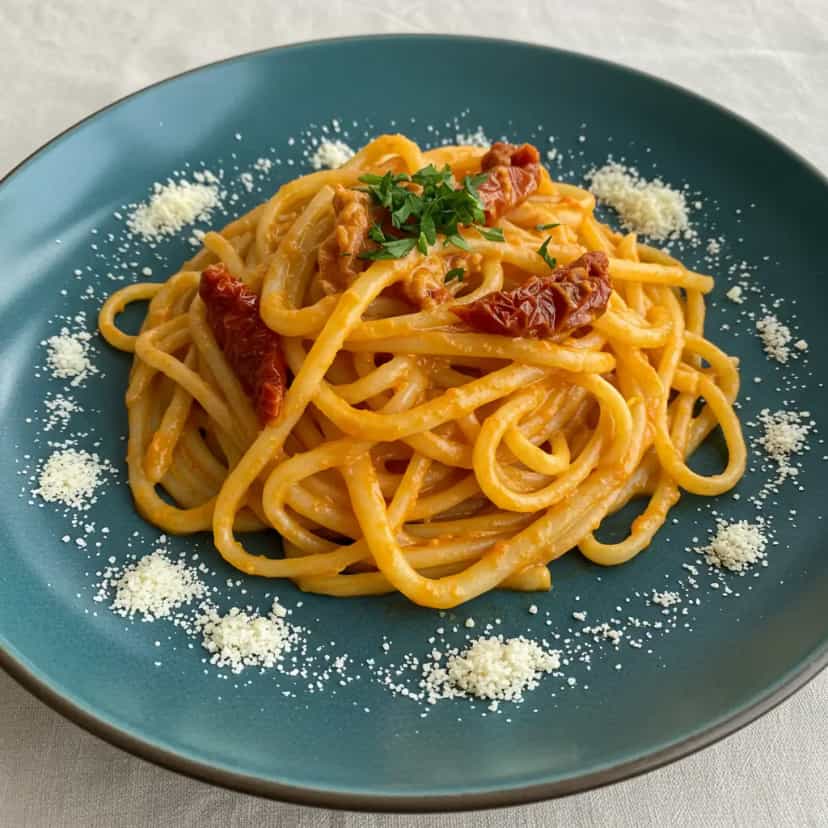 Foto deliciosa de Talharim com Salaminho pronta para servir - Outras Receitas