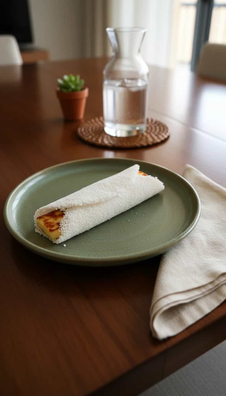 Foto deliciosa de Tapioca Cremosa com Queijo Coalho pronta para servir - Outras Receitas