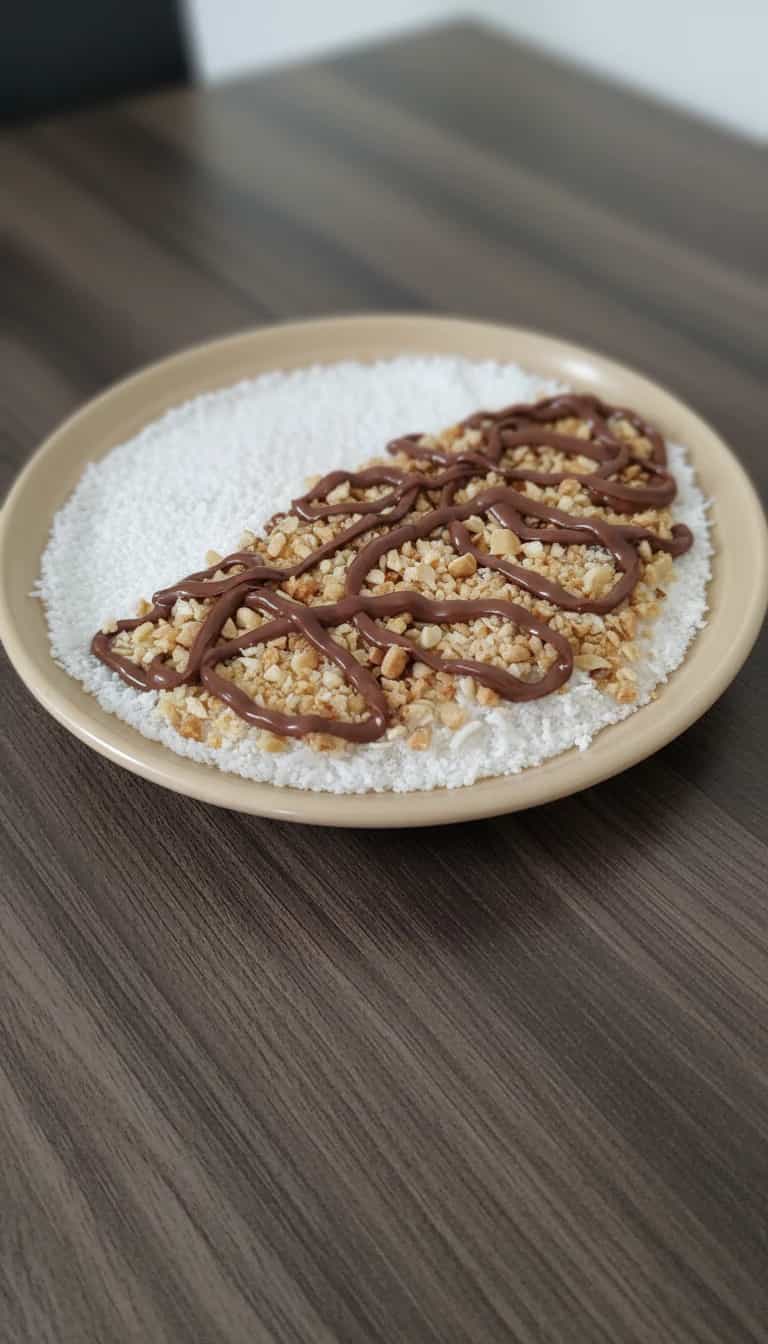 Foto deliciosa de Tapioca Cremosa de Coco pronta para servir - Tapioca & Cuscuz