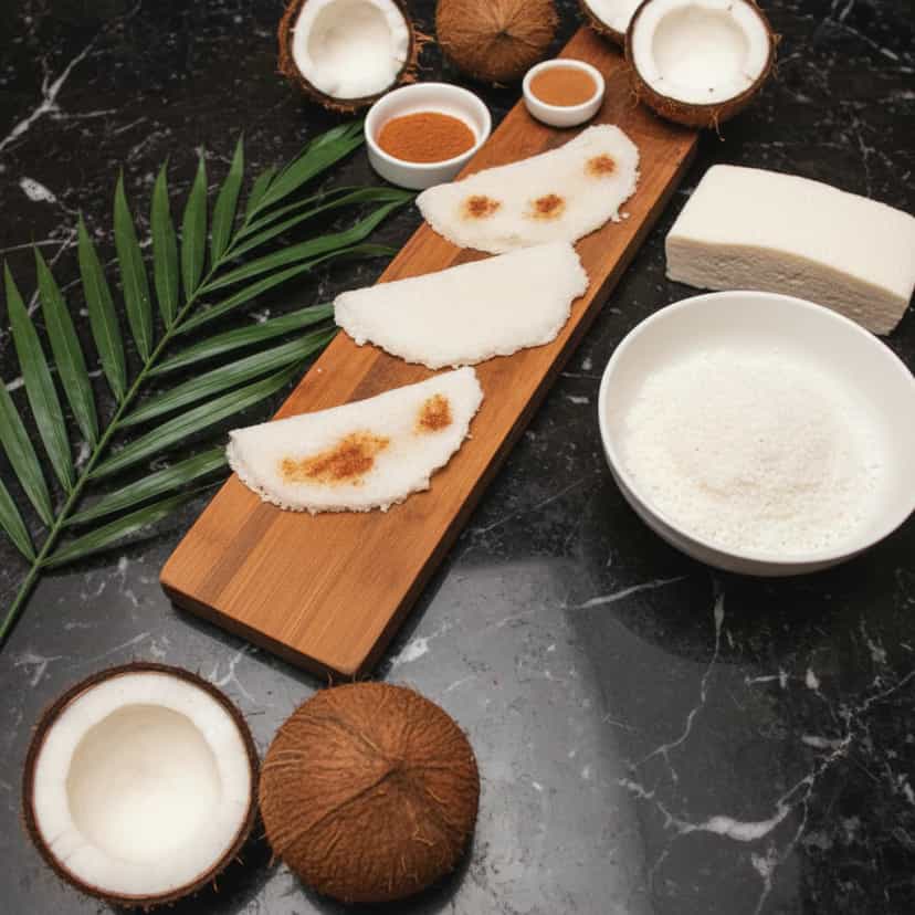 Foto deliciosa de Tapioca Cremosa pronta para servir - Tapioca & Cuscuz