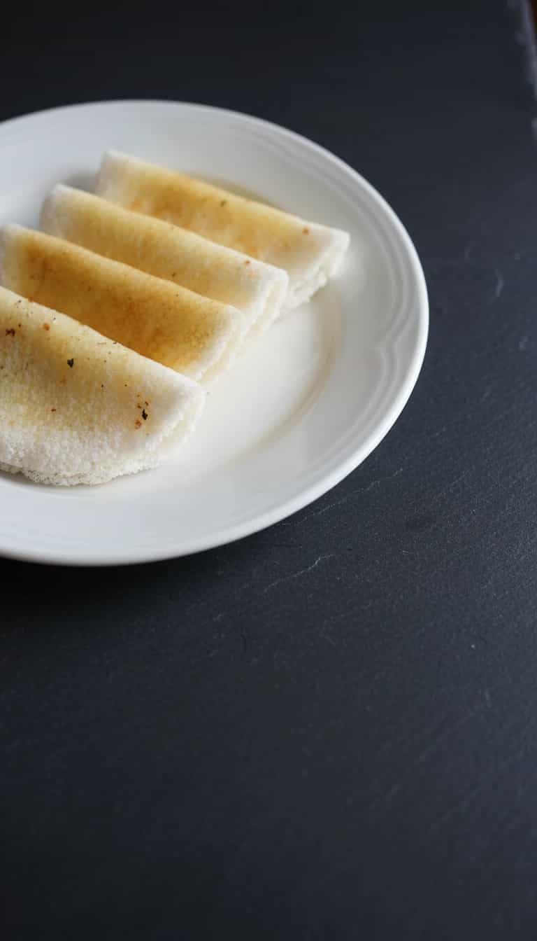Foto deliciosa de Tapioca Recheada com Queijo e Coco pronta para servir - Outras Receitas