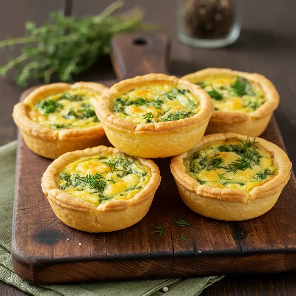 Tartelete de Presunto e Vegetais