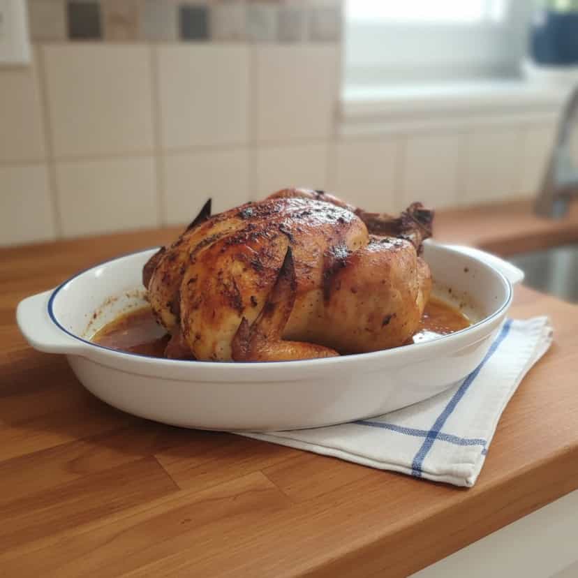 Foto deliciosa de Tempero Caseiro para Frango Assado pronta para servir - Carnes & Frango