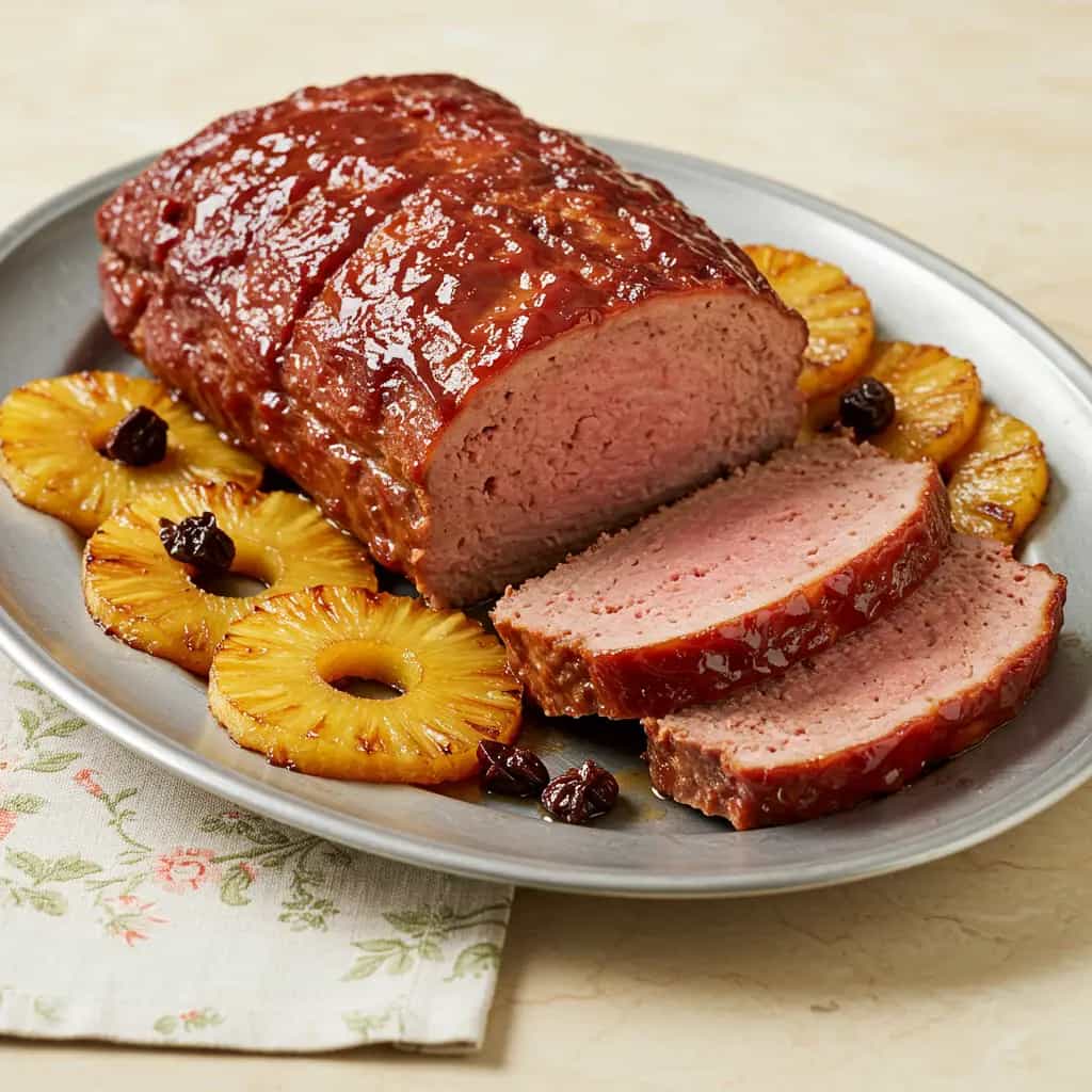 Tender Assado com Abacaxi Glacê