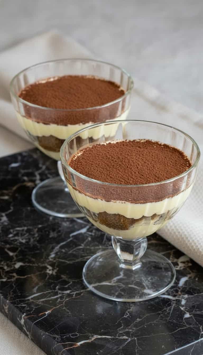 Foto deliciosa de Tiramisú Clássico Brasileiro pronta para servir - Outras Receitas