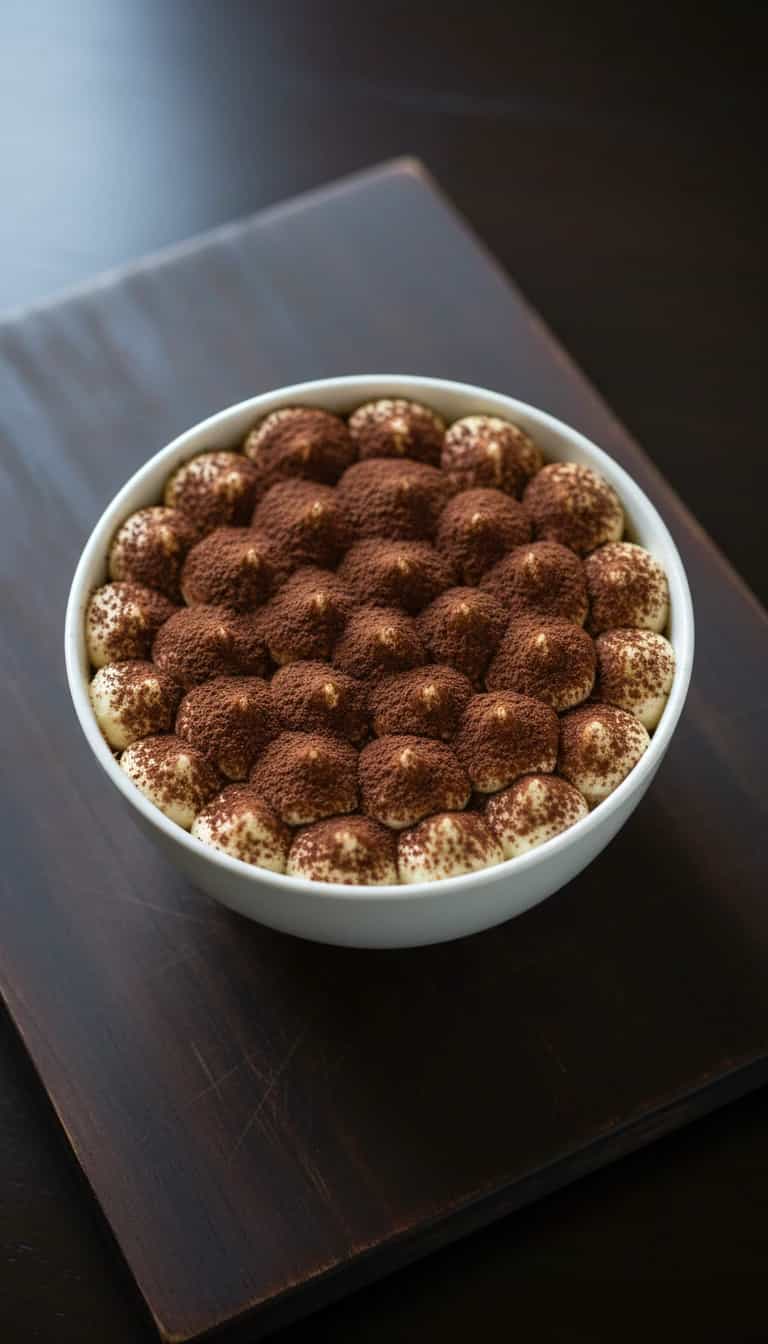 Foto deliciosa de Tiramisu de Biscoito Maisena pronta para servir - Outras Receitas