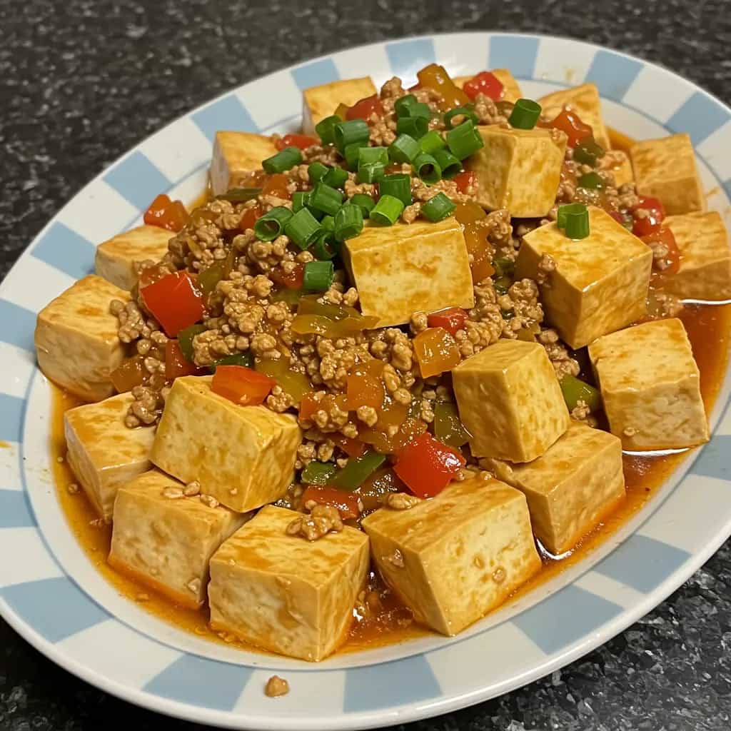 Tofu com Molho de Gochujang
