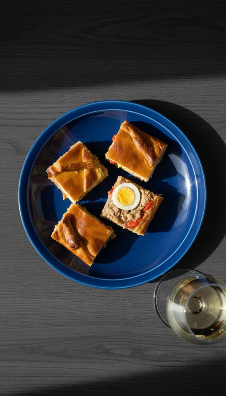 Foto deliciosa de Torta Bauru pronta para servir - Lanches de Padaria
