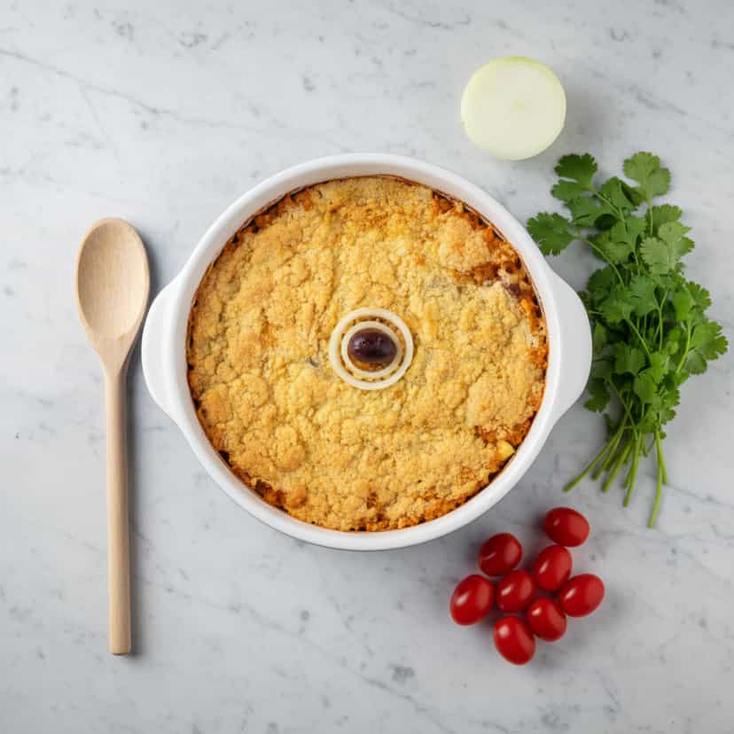 Foto deliciosa de Torta Capixaba de Frutos do Mar pronta para servir - Peixes & Frutos do Mar