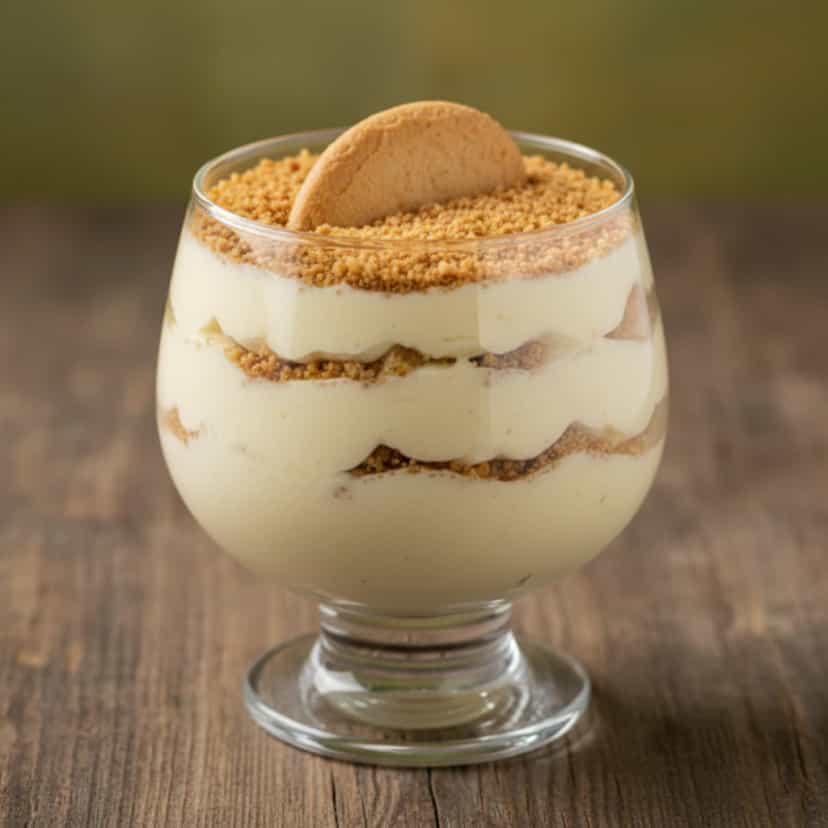 Foto deliciosa de Torta Cremosa de Amendoim pronta para servir - Tortas & Tortinhas