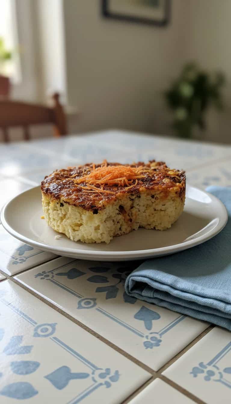 Foto deliciosa de Torta Cremosa de Arroz pronta para servir - Tortas Salgadas