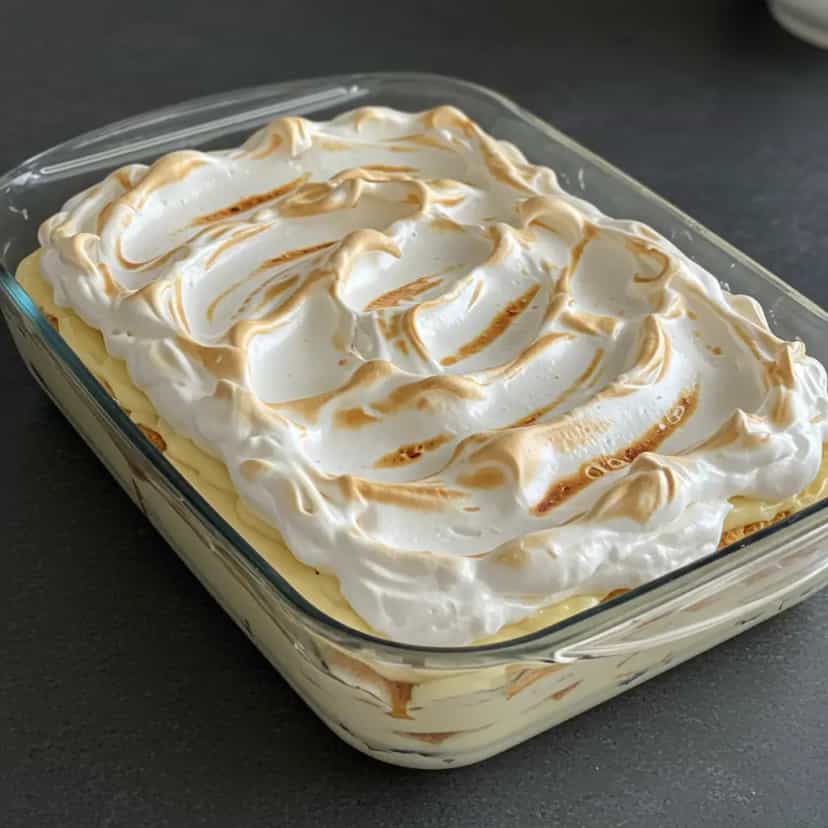 Foto deliciosa de Torta Cremosa de Banana Caramelizada pronta para servir - Tortas & Tortinhas