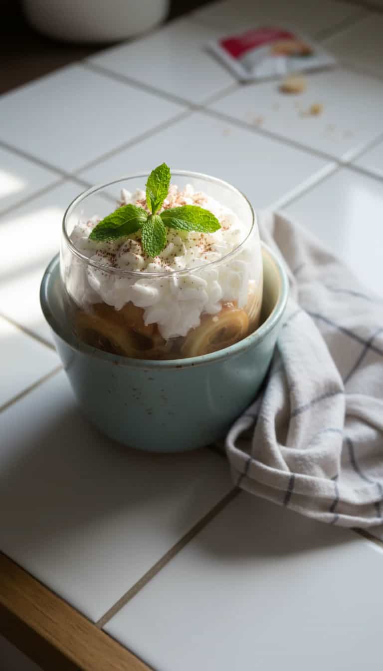 Foto deliciosa de Torta Cremosa de Banana com Suspiro pronta para servir - Tortas & Tortinhas