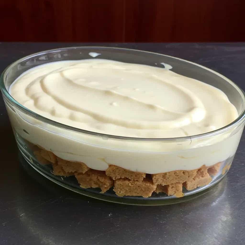 Torta Cremosa de Bolacha Maisena