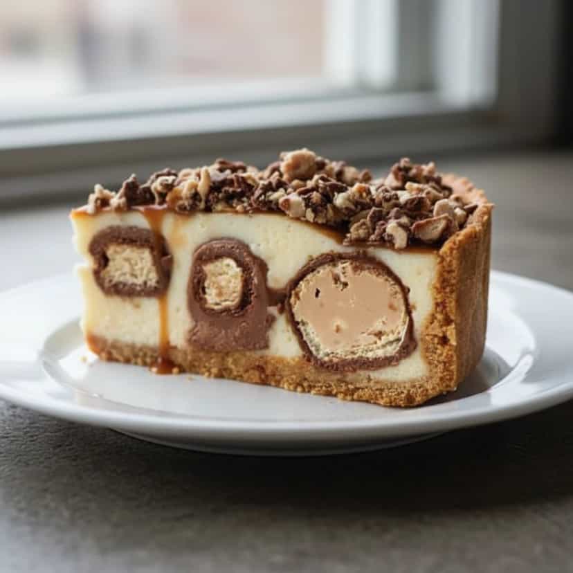 Foto deliciosa de Torta Cremosa de Bombom pronta para servir - Tortas & Tortinhas