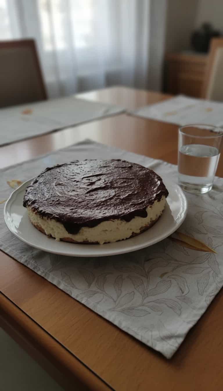 Foto deliciosa de Torta Cremosa de Chocolate e Biscoito pronta para servir - Tortas & Tortinhas