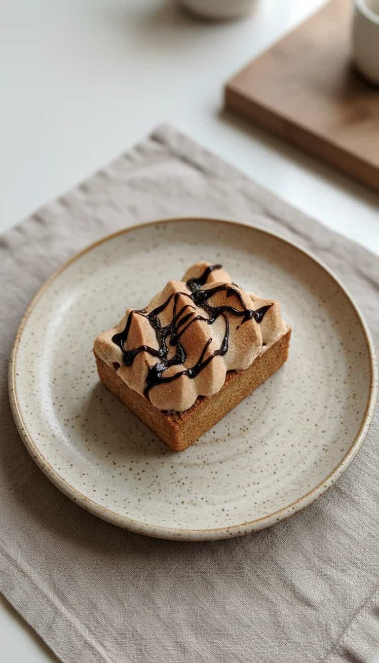 Foto deliciosa de Torta Cremosa de Cupuaçu e Castanhas pronta para servir - Tortas & Tortinhas