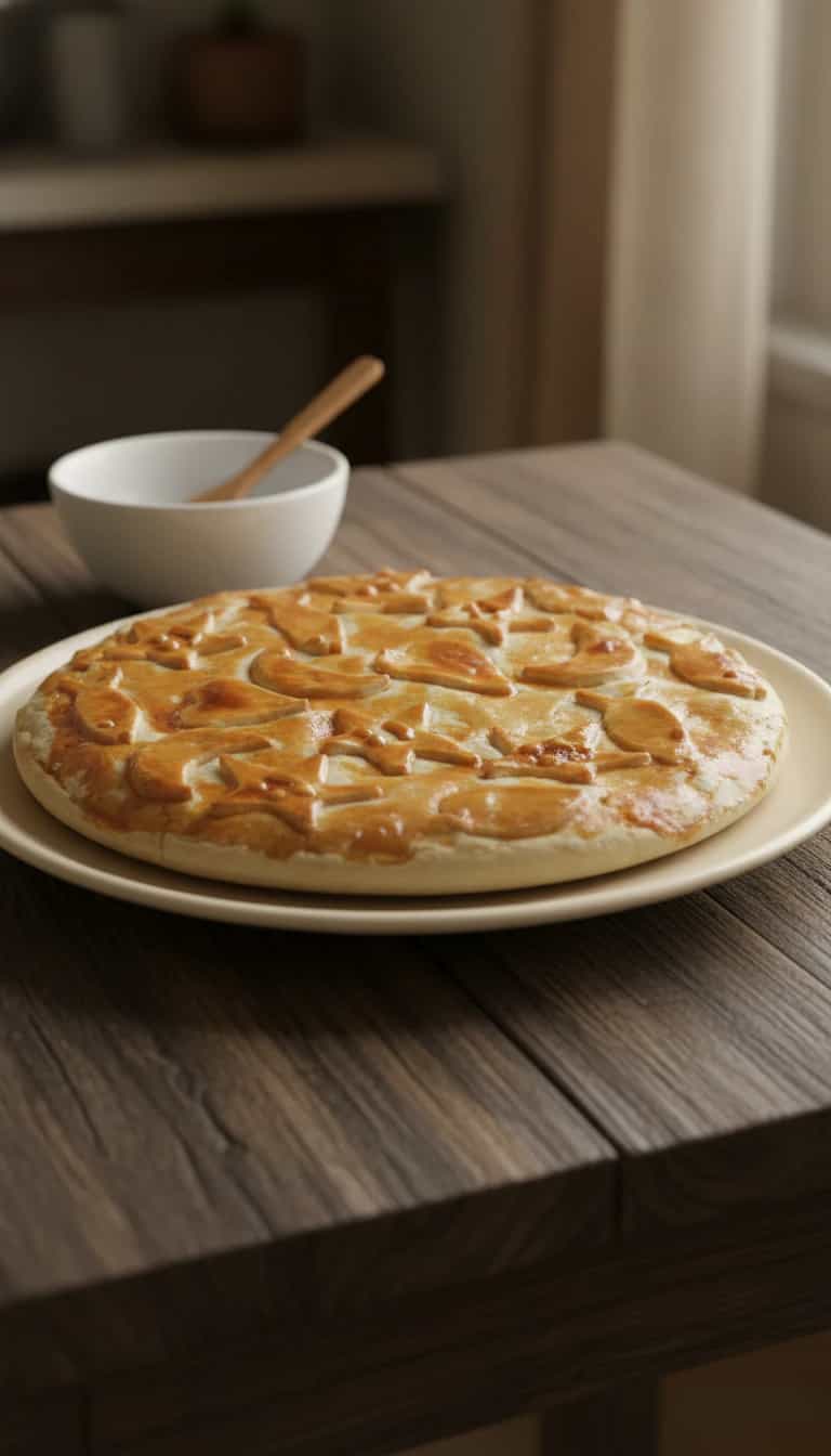 Foto deliciosa de Torta Cremosa de Frango pronta para servir - Tortas Salgadas