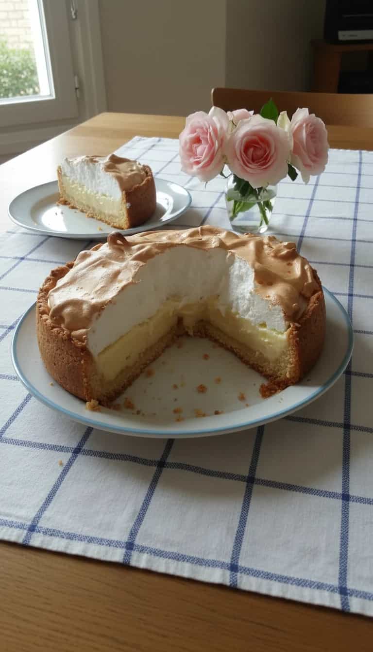 Foto deliciosa de Torta Cremosa de Limão pronta para servir - Tortas & Tortinhas