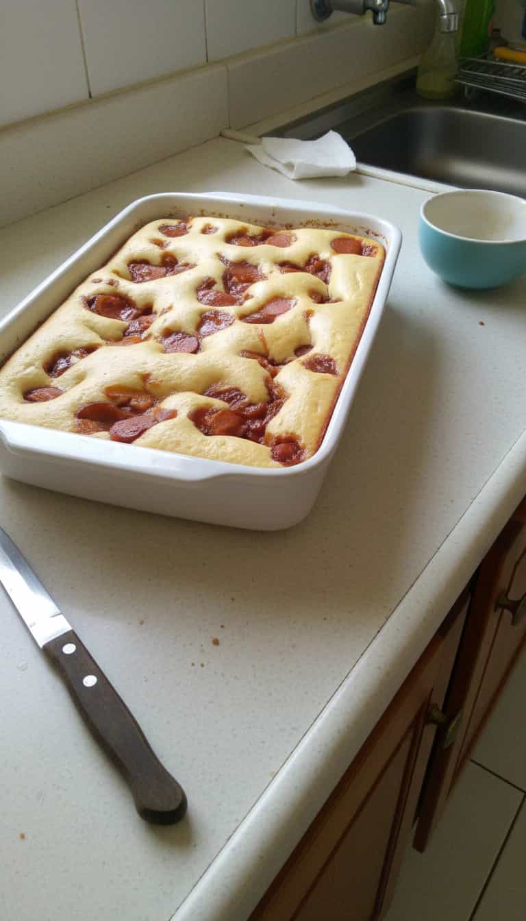 Foto deliciosa de Torta Cremosa de Liquidificador pronta para servir - Outras Receitas