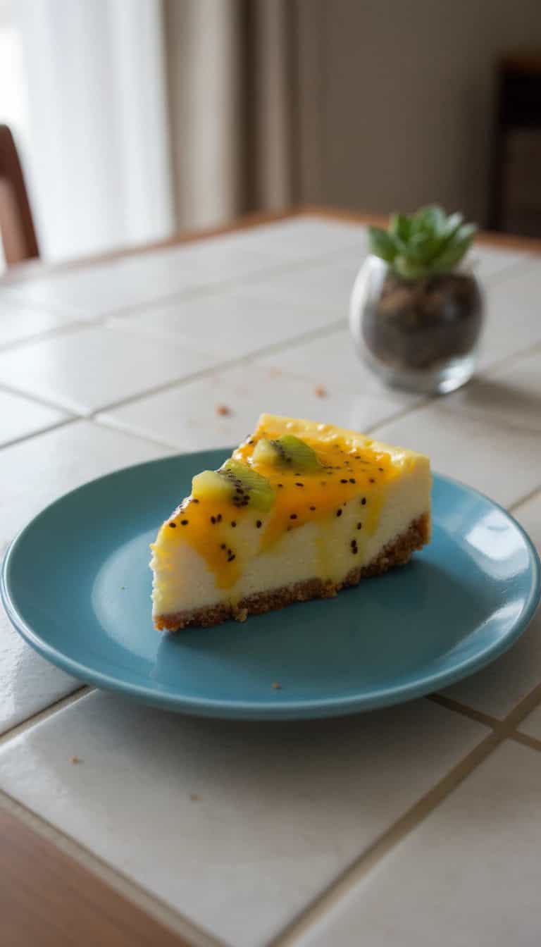 Foto deliciosa de Torta Cremosa de Maracujá pronta para servir - Tortas & Tortinhas