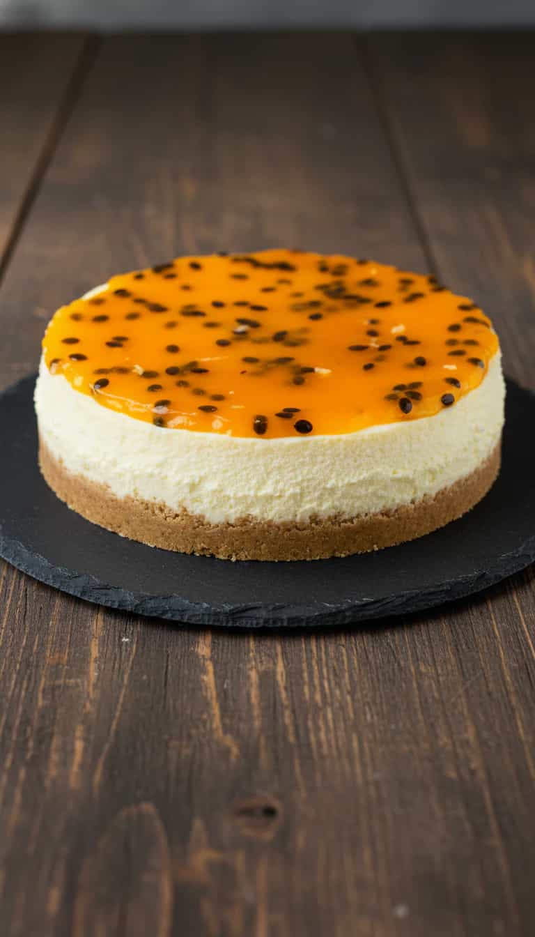 Torta Cremosa de Maracujá