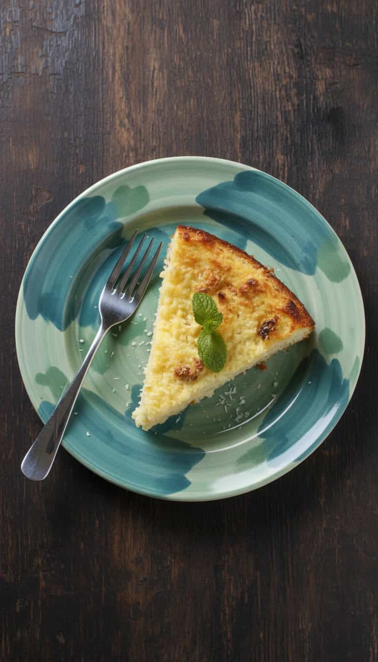 Foto deliciosa de Torta Cremosa de Maracujá e Coco pronta para servir - Tortas & Tortinhas